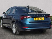 Used Skoda Octavia SE L First Edition 150 HP (110 kW) 2021 Petrol blue metallic Hatchback