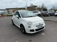 Used Fiat 500 S 69 HP (50 kW) 2014 White Hatchback