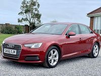 Used Audi A4 150 HP (110 kW) 2016 Red Sedan