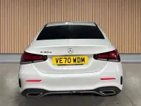 Used Mercedes A180 AMG line 116 HP (85 kW) 2020 Polar white Sedan