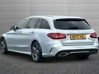Used Mercedes C300 AMG line 254 HP (186 kW) 2020 Silver Estate