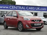 Used Nissan Micra N-TEC 2017 Red Hatchback