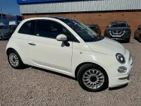 Used Fiat 500 Lounge 69 HP (50 kW) 2017 White Hatchback
