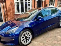 Used Tesla Model 3 Long Range AWD 366 kW (498 HP) 2022 Blue Sedan