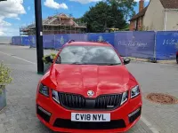 Used Skoda Octavia vRS 190 HP (139 kW) 2018 Red Estate
