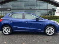 Used Seat Ibiza SE Technology 94 HP (69 kW) 2021 Blue Hatchback