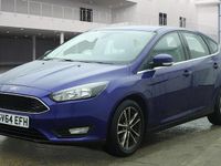 Used Ford Focus Zetec 2014 Blue Hatchback