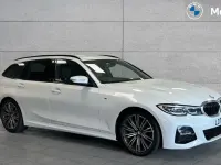 Used BMW 330 M Sport 258 HP (189 kW) 2021 Mineral white metallic Estate