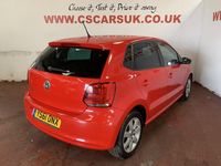 Used VW Polo Match 60 HP (44 kW) 2012 Red Hatchback