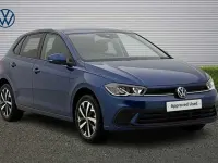 New VW Polo Match 95 HP (69 kW) 2026 Blue Hatchback