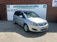 Used Vauxhall Zafira Excite 115 HP (84 kW) 2012 Silver MPV