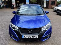 Begagnad Honda Civic SE Plus 2016 Blå Halvkombi