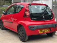 Used Peugeot 107 Active 68 HP (50 kW) 2012 Red Hatchback