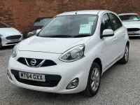 Used Nissan Micra Acenta 2014 White Hatchback