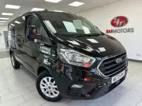 Used Ford Transit Custom Limited 130 HP (95 kW) 2020 Black Van