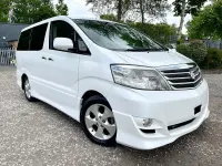 Used Toyota Alphard Premium 159 HP (116 kW) 2007 Pearl white MPV