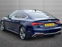 Used Audi A5 S-Line 204 HP (150 kW) 2024 Blue Hatchback