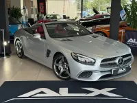 Used Mercedes SL400 AMG line 2017 Silver Cabriolet