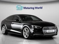 Used Audi A5 Sportback S-Line 190 HP (139 kW) 2018 Black Hatchback
