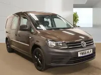 Used VW Caddy Maxi 102 HP (75 kW) 2017 Brown MPV