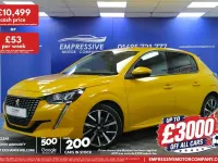 Used Peugeot 208 Allure 100 HP (73 kW) 2020 Yellow Hatchback