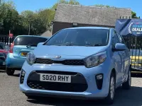 Used Kia Picanto 83 HP (61 kW) 2020 Blue Hatchback