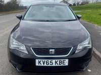 Used Seat Leon SE Technology 110 HP (80 kW) 2015 Black Hatchback
