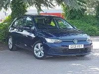 Used VW Golf VII Life 150 HP (110 kW) 2021 Blue Hatchback