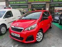 Used Peugeot 108 Access 68 HP (50 kW) 2016 Red Hatchback