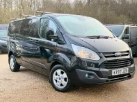 Used Ford Transit Custom Limited 130 HP (95 kW) 2018 Black Van
