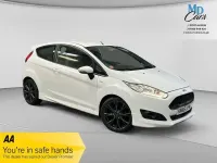 Used Ford Fiesta ST-Line 125 HP (91 kW) 2016 White Hatchback
