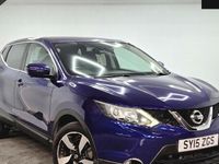 Usado Nissan Qashqai N-TEC 116 HP (85 kW) 2015 Azul SUV