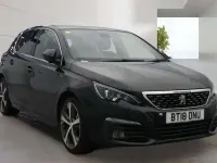 Used Peugeot 308 GT-line 2018 Black Hatchback
