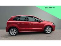 Used VW Polo Match 90 HP (66 kW) 2017 Red Hatchback