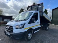 used Ford Transit 2.0 EcoBlue 130ps Leader Dropside tipper 73k miles