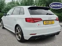 Używany Audi A3 Black Edition 310 KM (228 kW) 2018 Biały Sedan/Limuzyna