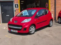 Used Peugeot 107 68 HP (50 kW) 2010 Red Hatchback