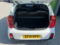 Used Kia Picanto 84 HP (61 kW) 2015 White Hatchback