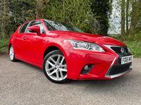 Used Lexus CT200h 136 HP (100 kW) 2016 Red Hatchback