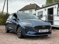 Used Ford Fiesta Titanium 100 HP (73 kW) 2023 Blue Hatchback