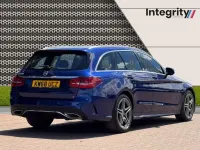 Used Mercedes C200 AMG line 2019 Blue Estate