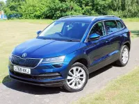 Begagnad Skoda Karoq SE L 150 HK (110 kW) 2019 Blå SUV