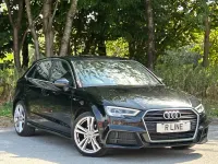 Used Audi A3 Sportback S-Line 110 HP (80 kW) 2016 Black Hatchback