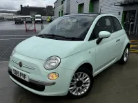 Used Fiat 500 Lounge 69 HP (50 kW) 2015 Green Hatchback