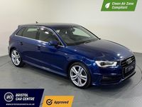 Used Audi A3 S-Line 2014 Blue Hatchback