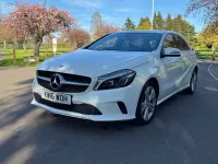 Begagnad Mercedes A200 Premium 136 HK (100 kW) 2016 Vit Halvkombi