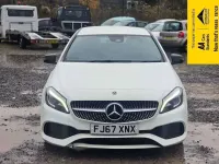 Used Mercedes A200 AMG Line Premium 136 HP (100 kW) 2017 White Hatchback