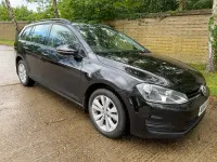 Used VW Golf VII SE 105 HP (77 kW) 2014 Black Estate
