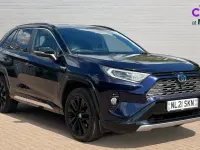 Used Toyota RAV4 Hybrid 218 HP (160 kW) 2021 Blue/black SUV