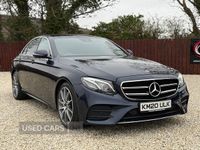 Used Mercedes E350 AMG line 2020 Blue Sedan